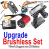 Wltoys 104001 Upgrade Brushless Set Parts.(Include the Brushless motor,ESC,Transmitter,Reveiver,Motor gear.)